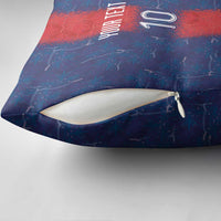 Custom Haiti National Football Pillow Cover Haiti Emblems Motif - Wonder Print Shop