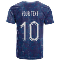 Custom Haiti National Football T shirt Haiti Emblems Motif - Wonder Print Shop