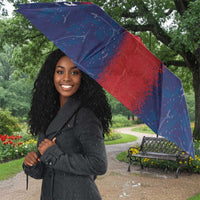 Custom Haiti National Football Umbrella Haiti Emblems Motif - Wonder Print Shop