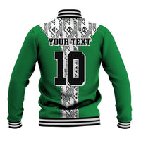 Custom Nigeria National Football Baseball Jacket Inspired Retro Style - Wonder Print Shop
