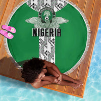 Nigeria National Football Beach Blanket Inspired Retro Style - Wonder Print Shop