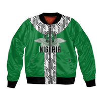 Custom Nigeria National Football Bomber Jacket Inspired Retro Style - Wonder Print Shop