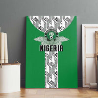 Nigeria National Football Canvas Wall Art Inspired Retro Style - Wonder Print Shop