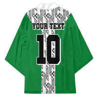 Custom Nigeria National Football Kimono Inspired Retro Style - Wonder Print Shop