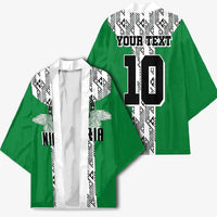 Custom Nigeria National Football Kimono Inspired Retro Style - Wonder Print Shop