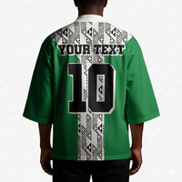 Custom Nigeria National Football Kimono Inspired Retro Style - Wonder Print Shop