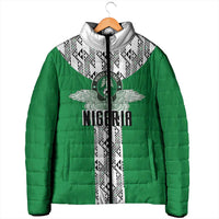 Custom Nigeria National Football Padded Jacket Inspired Retro Style - Wonder Print Shop