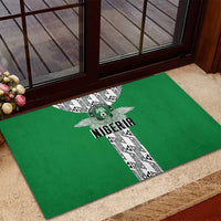 Nigeria National Football Rubber Doormat Inspired Retro Style - Wonder Print Shop