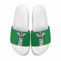 Nigeria National Football Slide Sandals Inspired Retro Style - Wonder Print Shop