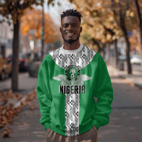 Custom Nigeria National Football Sweatshirt Inspired Retro Style - Wonder Print Shop