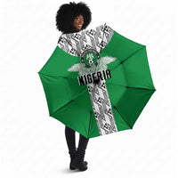 Nigeria National Football Umbrella Inspired Retro Style - Wonder Print Shop