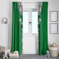 Nigeria National Football Window Curtain Inspired Retro Style - Wonder Print Shop