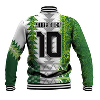 Custom Nigeria National Football Baseball Jacket Naija Super Eagles - Wonder Print Shop