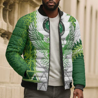 Custom Nigeria National Football Bomber Puffer Jacket Naija Super Eagles - Wonder Print Shop