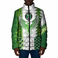 Custom Nigeria National Football Padded Jacket Naija Super Eagles - Wonder Print Shop