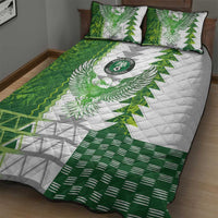 Nigeria National Football Quilt Bed Set Naija Super Eagles - Wonder Print Shop