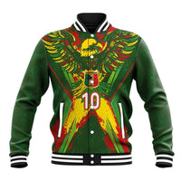 Custom Mali National Football Baseball Jacket Grunge Les Aigles Sporty Style - Wonder Print Shop