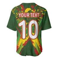 Custom Mali National Football Baseball Jersey Grunge Les Aigles Sporty Style - Wonder Print Shop