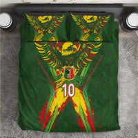 Custom Mali National Football Bedding Set Grunge Les Aigles Sporty Style - Wonder Print Shop