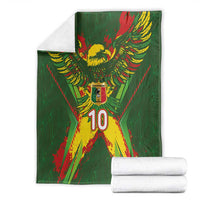 Custom Mali National Football Blanket Grunge Les Aigles Sporty Style - Wonder Print Shop