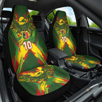 Custom Mali National Football Car Seat Cover Grunge Les Aigles Sporty Style - Wonder Print Shop