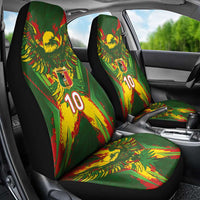 Custom Mali National Football Car Seat Cover Grunge Les Aigles Sporty Style - Wonder Print Shop