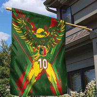 Custom Mali National Football Garden Flag Grunge Les Aigles Sporty Style - Wonder Print Shop