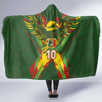 Custom Mali National Football Hooded Blanket Grunge Les Aigles Sporty Style - Wonder Print Shop
