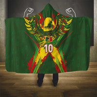 Custom Mali National Football Hooded Blanket Grunge Les Aigles Sporty Style - Wonder Print Shop