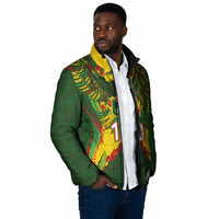 Custom Mali National Football Padded Jacket Grunge Les Aigles Sporty Style - Wonder Print Shop