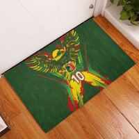 Custom Mali National Football Rubber Doormat Grunge Les Aigles Sporty Style - Wonder Print Shop