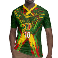 Custom Mali National Football Rugby Jersey Grunge Les Aigles Sporty Style - Wonder Print Shop