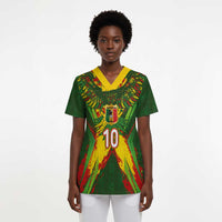 Custom Mali National Football Scrub Top Grunge Les Aigles Sporty Style - Wonder Print Shop