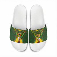 Custom Mali National Football Slide Sandals Grunge Les Aigles Sporty Style - Wonder Print Shop