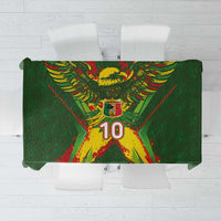 Custom Mali National Football Tablecloth Grunge Les Aigles Sporty Style - Wonder Print Shop