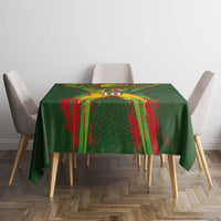Custom Mali National Football Tablecloth Grunge Les Aigles Sporty Style - Wonder Print Shop
