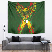 Custom Mali National Football Tapestry Grunge Les Aigles Sporty Style - Wonder Print Shop