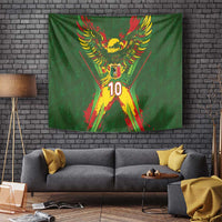 Custom Mali National Football Tapestry Grunge Les Aigles Sporty Style - Wonder Print Shop