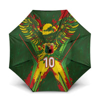 Custom Mali National Football Umbrella Grunge Les Aigles Sporty Style - Wonder Print Shop