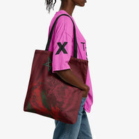 Morocco National Football Tote Bag The Atlas Lions Grunge with National Flag - Wonder Print Shop