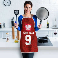 Custom Poland National Football Apron The Eagles on Flames - Wonder Print Shop