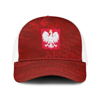 Poland National Football Baseball Net Cap The Eagles on Flames - Wonder Print Shop
