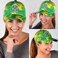 Brazil National Football Classic Cap South American Wild Nature Sporty Style - Wonder Print Shop