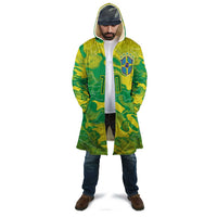 Custom Brazil National Football Cloak South American Wild Nature Sporty Style - Wonder Print Shop