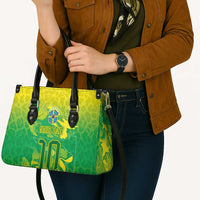 Custom Brazil National Football Leather Bag South American Wild Nature Sporty Style - Wonder Print Shop