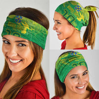 Custom Brazil National Football Neck Gaiter South American Wild Nature Sporty Style - Wonder Print Shop