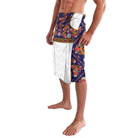 Norwegian Female Bunad Lavalava with Rosemaling Folk Art Navy Color - Wonder Print Shop