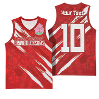 Custom Rugby Japan Basketball Jersey The Champion Brave Blossoms Red Color - Wonder Print Shop