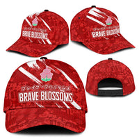 Rugby Japan Classic Cap The Champion Brave Blossoms Red Color - Wonder Print Shop