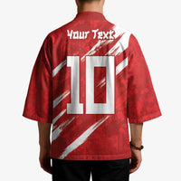 Custom Rugby Japan Kimono The Champion Brave Blossoms Red Color - Wonder Print Shop